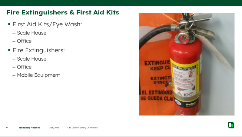 SE Depot Emergency Equipment